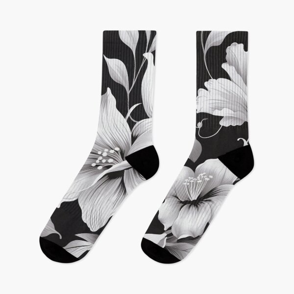 Item preview, Black White Flower Pattern Spring Aesthetic Marguerite Blasingame Season designed and sold by SMARTKIT  DESIGNAGENCY.