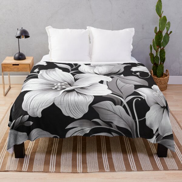Item preview, Black White Flower Pattern Spring Aesthetic Marguerite Blasingame Season designed and sold by SMARTKIT DESIGNAGENCY.