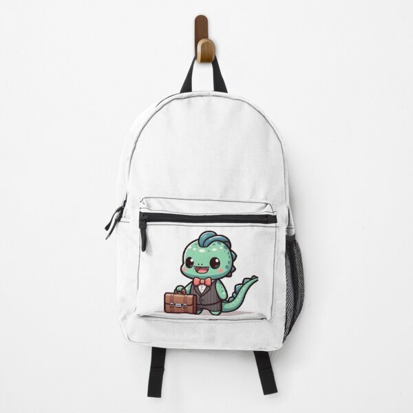 Item preview, Kawaii Tiny Basilisk With A Briefcase designed and sold by CanvasCutie.