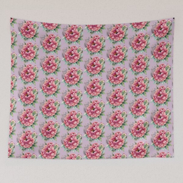 Item preview, Blooming Flowers Painting Image designed and sold by AgarutanPrint.