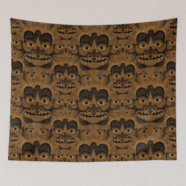 Item preview, Tropical Party Golden Tikki Gods designed and sold by AntiqueImages.