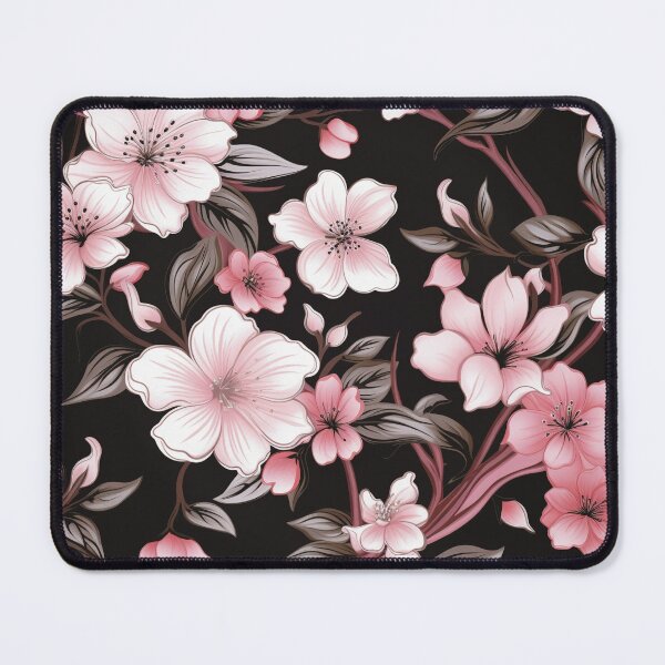 Item preview, Pink Black Flower Pattern Spring Aesthetic Marguerite Blasingame Happy Season designed and sold by SMARTKIT  DESIGNAGENCY.