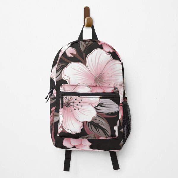Item preview, Pink Black Flower Pattern Spring Aesthetic Marguerite Blasingame Happy Season designed and sold by SMARTKIT DESIGNAGENCY.