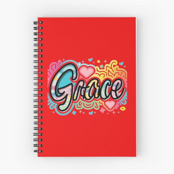 Item preview, grace name pink heart designed and sold by bukajart.