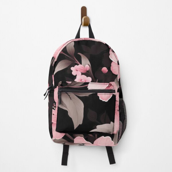 Item preview, Pink Black Flower Pattern Spring Aesthetic Marguerite Blasingame Happy Season designed and sold by SMARTKIT DESIGNAGENCY.