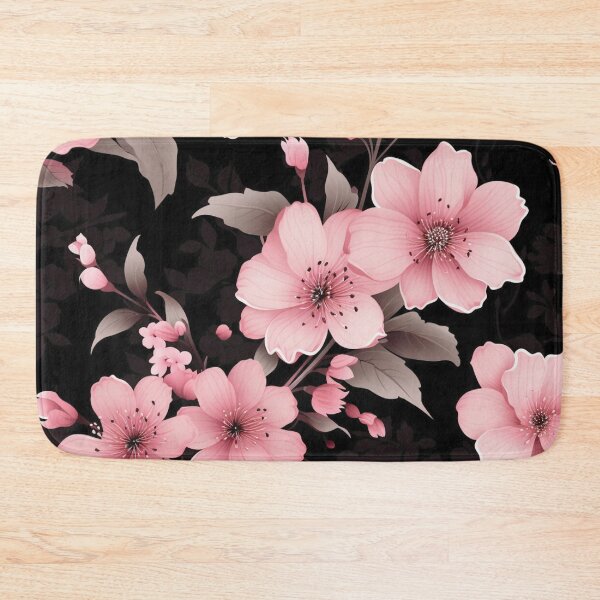Item preview, Pink Black Flower Pattern Spring Aesthetic Marguerite Blasingame Happy Season designed and sold by SMARTKIT  DESIGNAGENCY.