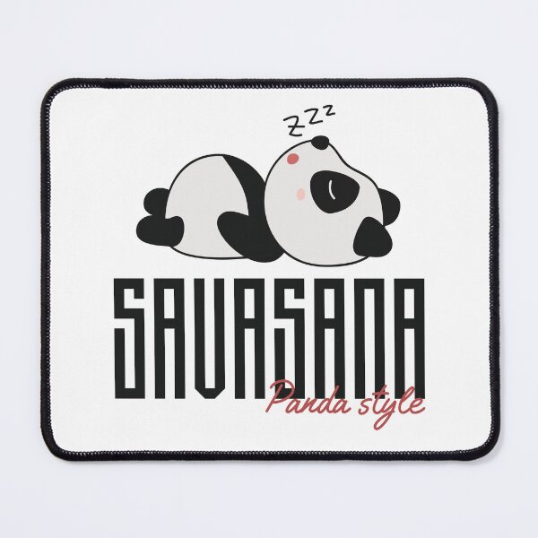 Item preview, Panda Style Savasana designed and sold by LyricsWear.
