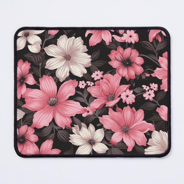 Item preview, Pink Black Flower Pattern Spring Aesthetic Marguerite Blasingame Happy Season designed and sold by SMARTKIT  DESIGNAGENCY.