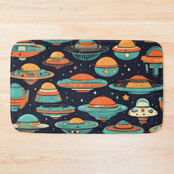 Item preview, UFO Colorful Vintage Art  designed and sold by Manitarka.