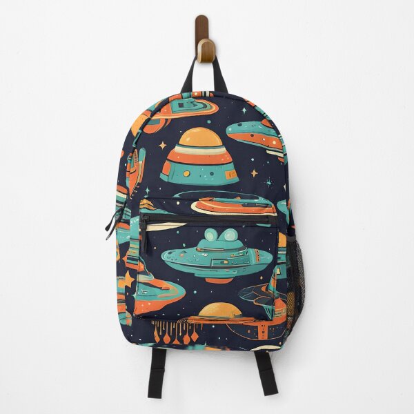 Item preview, UFO Colorful Vintage Art designed and sold by Manitarka.