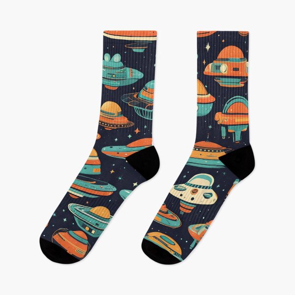Item preview, UFO Colorful Vintage Art  designed and sold by Manitarka.