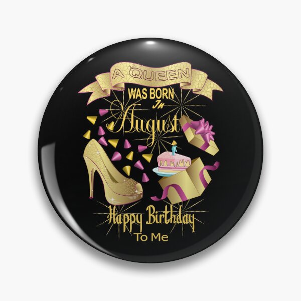 Item preview, A Queen Was Born In August designed and sold by Ayesha Saleem.