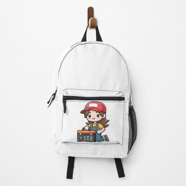 Item preview, Kawaii Mechanic: Holding A Toolbox designed and sold by CanvasCutie.