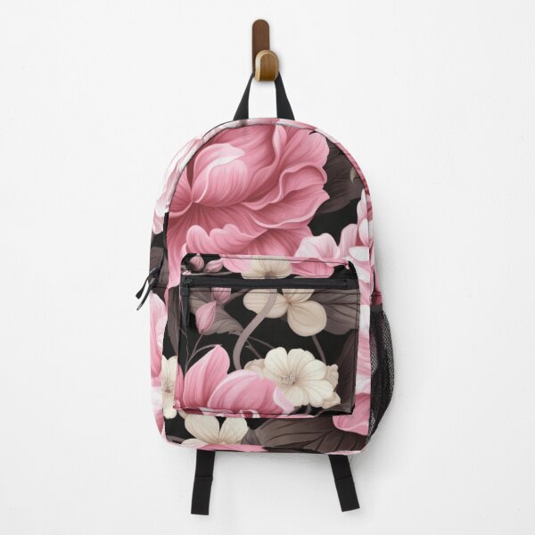 Item preview, Pink Black Flower Pattern Spring Aesthetic Marguerite Blasingame Happy Season designed and sold by SMARTKIT DESIGNAGENCY.