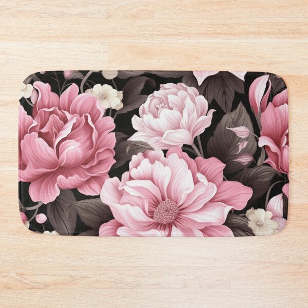 Item preview, Pink Black Flower Pattern Spring Aesthetic Marguerite Blasingame Happy Season designed and sold by SMARTKIT  DESIGNAGENCY.
