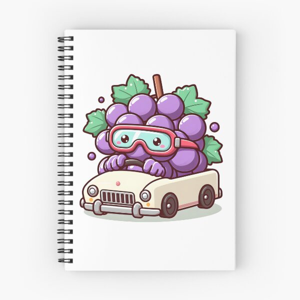 Item preview, Kawaii Grapes: Wearing Driving Goggles designed and sold by CanvasCutie.
