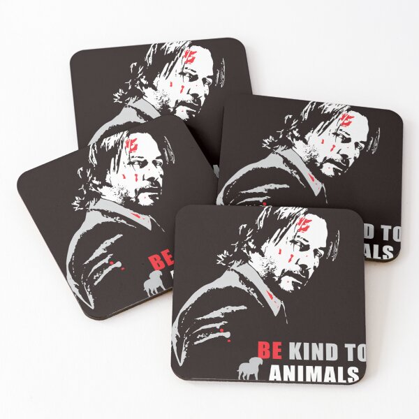 Item preview, 235 John Wick - Keanu Reeves - Be Kind To Animals designed and sold by Lorolcombe.