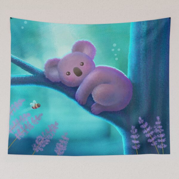 Item preview, Fuzzy Cute Koala Bear designed and sold by -DearTreehouse-.