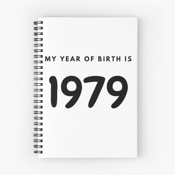 Item preview, My Year of Birth is 1979 designed and sold by LittleWorldShop.