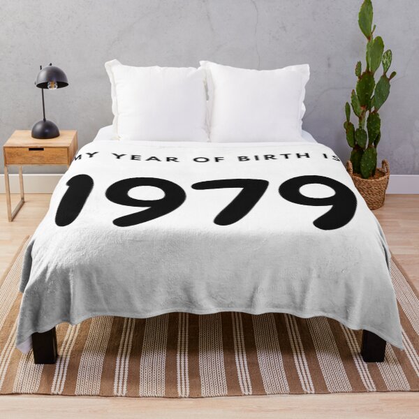 Item preview, My Year of Birth is 1979 designed and sold by LittleWorldShop.
