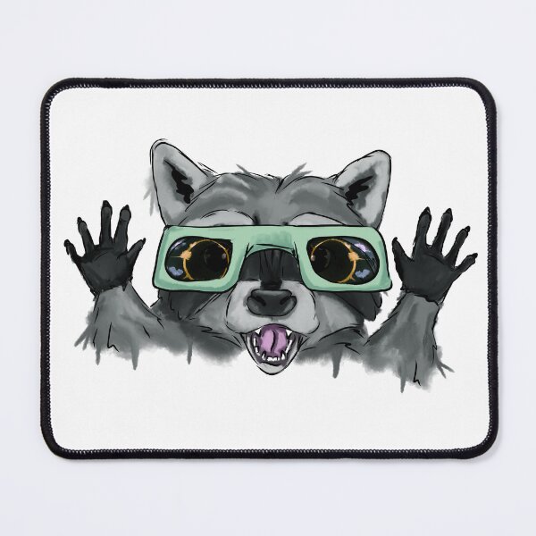 Item preview, Solar eclipse - raccoon designed and sold by Antiope33.
