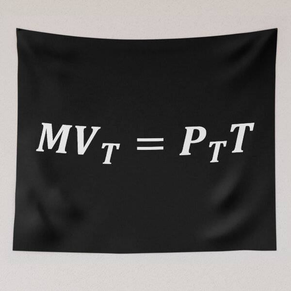Item preview, equation of exchange, monetary economics  designed and sold by NoetherSym.