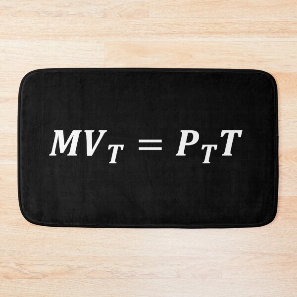 Item preview, equation of exchange, monetary economics  designed and sold by NoetherSym.