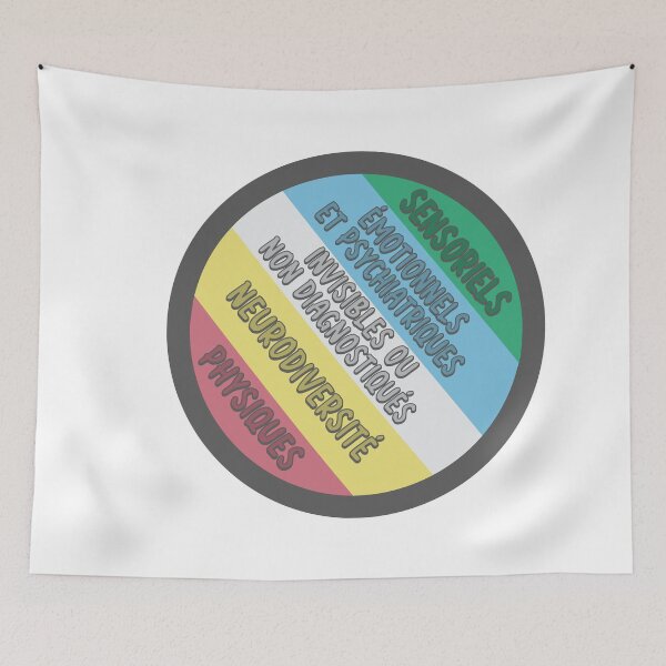 Item preview, Drapeau de la fierté des personnes handicapées designed and sold by Becky-Marie.