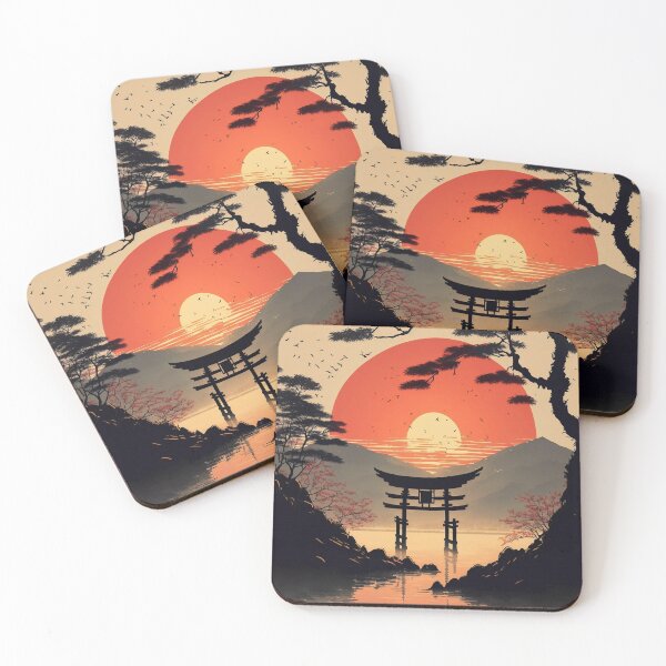 Item preview, Japanese Landscape Art - Asian Art designed and sold by PaintFu.