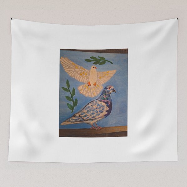 Item preview, White Dove and Pigeon designed and sold by Oregon333.