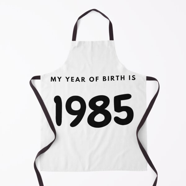 Item preview, My Year of Birth is 1985 designed and sold by LittleWorldShop.