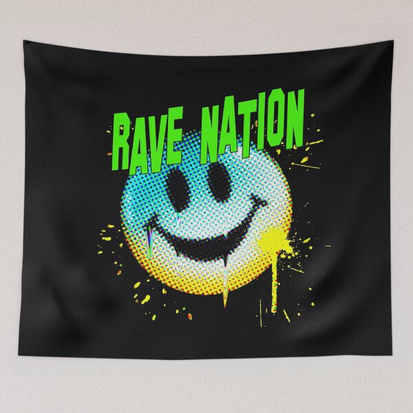 Item preview, SMILEY #8 (RAVE NATION#1) designed and sold by RICK-TURNER.