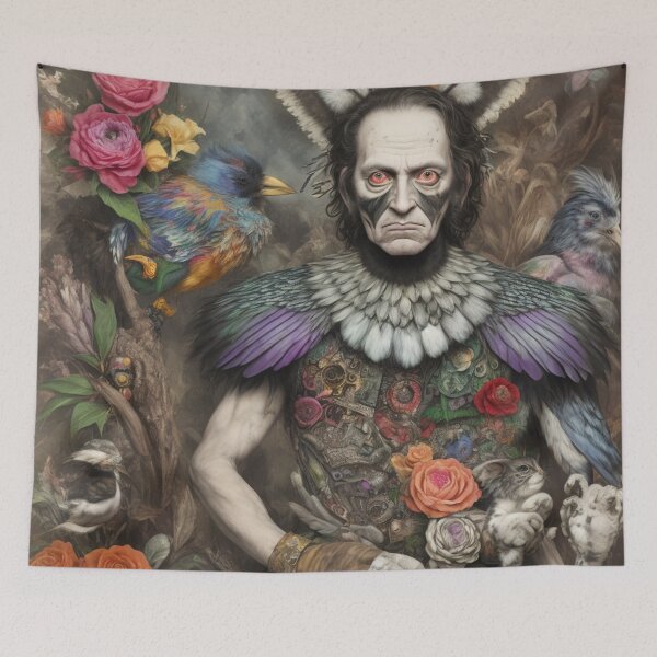 Item preview, Portrait of a man and his animals designed and sold by jsebouvi.