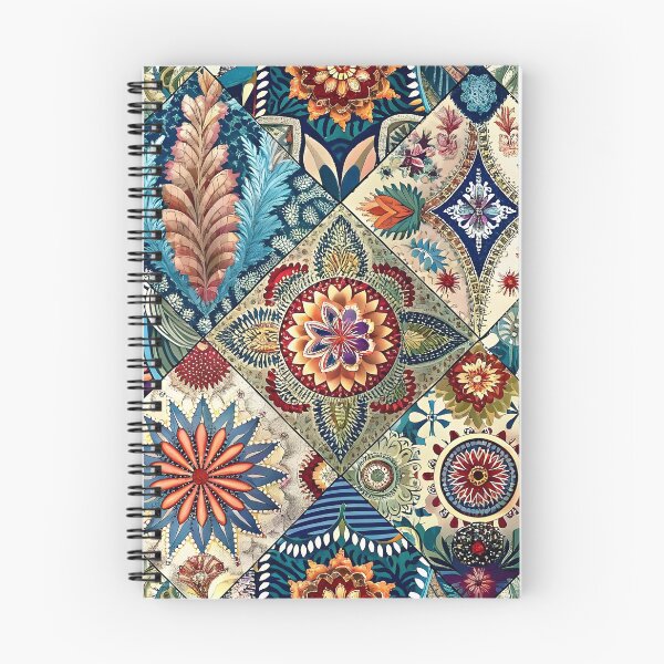 Item preview, Colorful Patchwork of Traditional Floral Patterns designed and sold by Rostislav Bouda.
