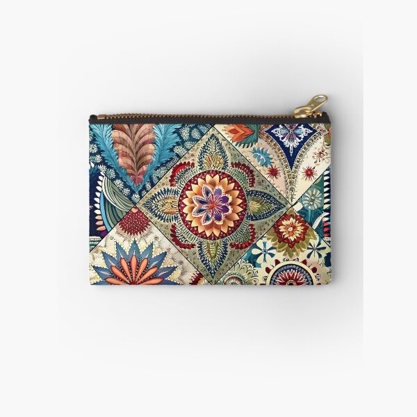 Item preview, Colorful Patchwork of Traditional Floral Patterns designed and sold by Rostislav Bouda.