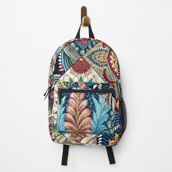 Item preview, Colorful Patchwork of Traditional Floral Patterns designed and sold by Rostislav Bouda.
