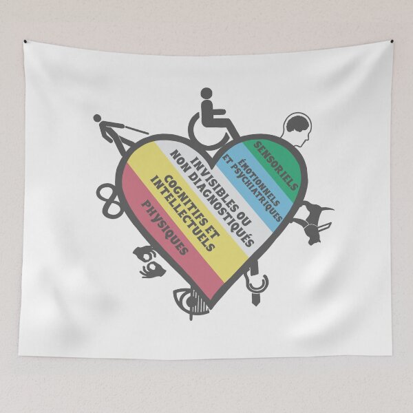 Item preview, Drapeau de la fierté des personnes handicapées designed and sold by Becky-Marie.