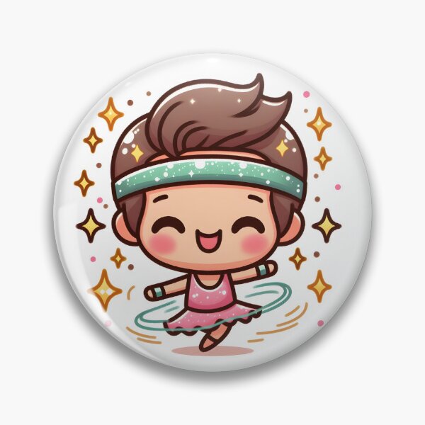 Item preview, Kawaii Dancer With Glittery Headband designed and sold by CanvasCutie.