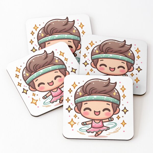 Item preview, Kawaii Dancer With Glittery Headband designed and sold by CanvasCutie.