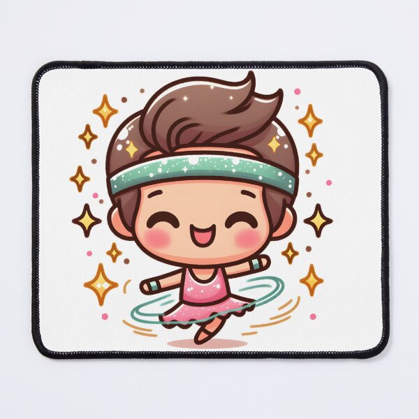 Item preview, Kawaii Dancer With Glittery Headband designed and sold by CanvasCutie.