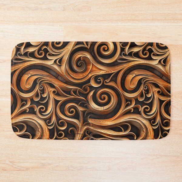 Item preview, Enchanting Wood Swirl Elegance designed and sold by Captain Kita.