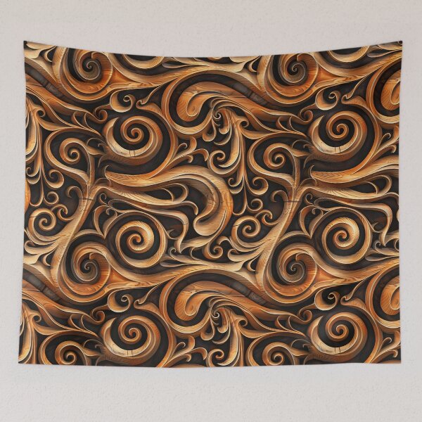 Item preview, Enchanting Wood Swirl Elegance designed and sold by Captain Kita.