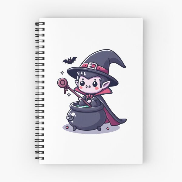 Item preview, Kawaii Vampire With Pointy Hat designed and sold by CanvasCutie.