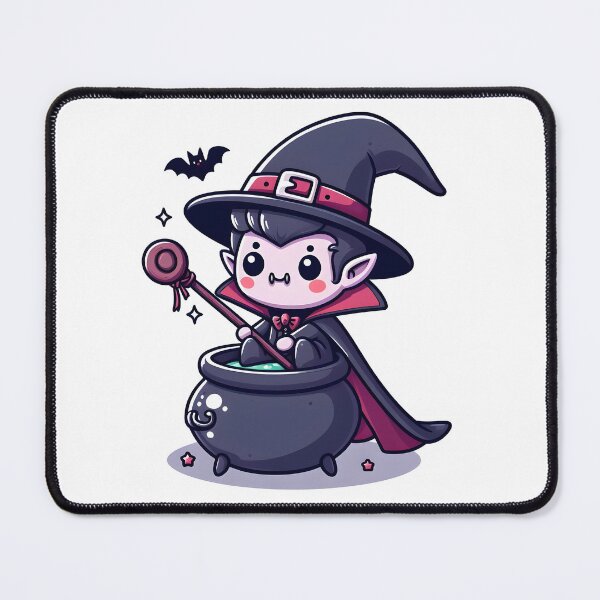 Item preview, Kawaii Vampire With Pointy Hat designed and sold by CanvasCutie.