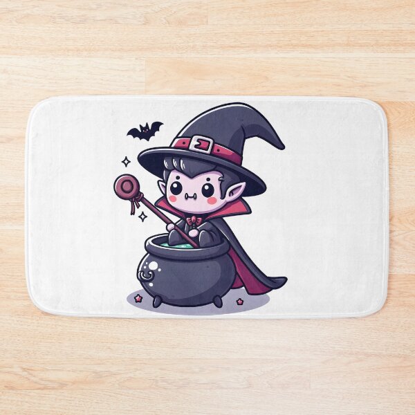 Item preview, Kawaii Vampire With Pointy Hat designed and sold by CanvasCutie.