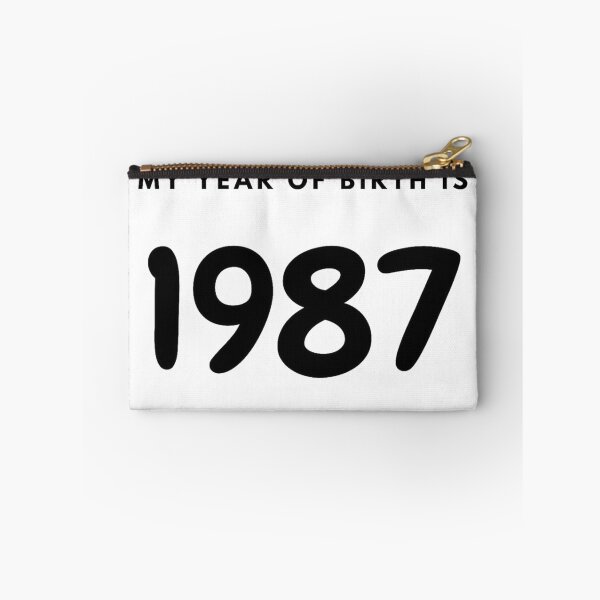 Item preview, My Year of Birth is 1987 designed and sold by LittleWorldShop.