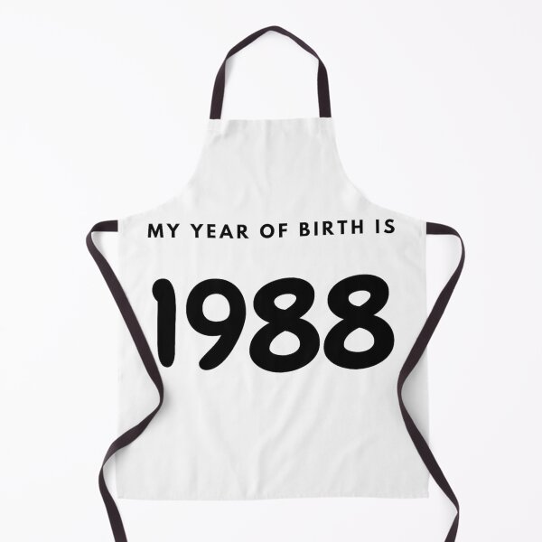 Item preview, My Year of Birth is 1988 designed and sold by LittleWorldShop.