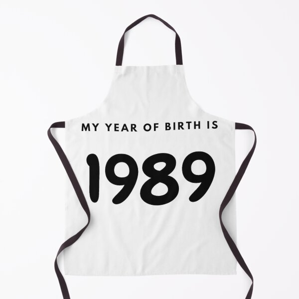 Item preview, My Year of Birth is 1989 designed and sold by LittleWorldShop.