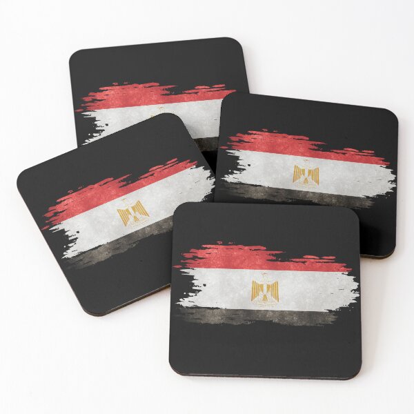 Item preview, Egypt - national flag, brush effect designed and sold by Mohja-Design.