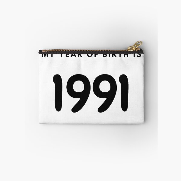 Item preview, My Year of Birth is 1991 designed and sold by LittleWorldShop.